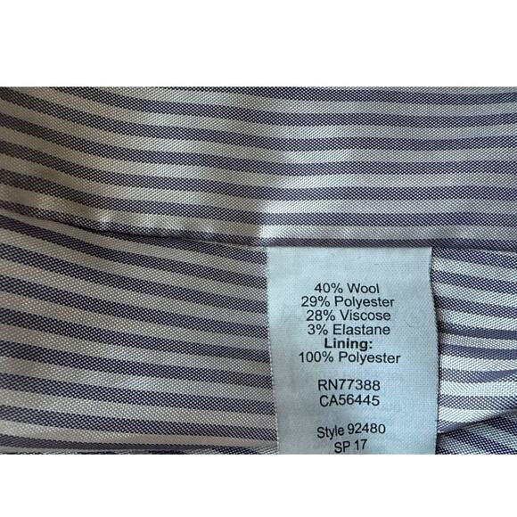 J.Crew Navy Blue Single Breasted Blazer Size 6 - Picture 8 of 9